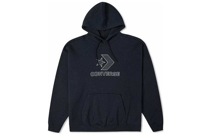 Converse Converse Sweatshirts Unisex Black Hooded Moderate Regular
