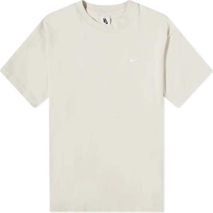 Nike Nike T Shirts Men's Light Bone Crew Neck Moderate Straight Fit
