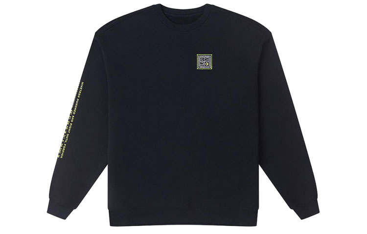 Converse Converse Future Utility Graphic Sweatshirts Men's Black Crew Neck Moderate Other