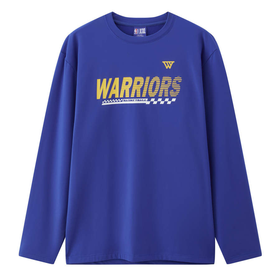NBA Golden State Warriors, Fleece Lined Thermal Crew Neck Breathable Comfortable Basketball Training Basketball Jerseys