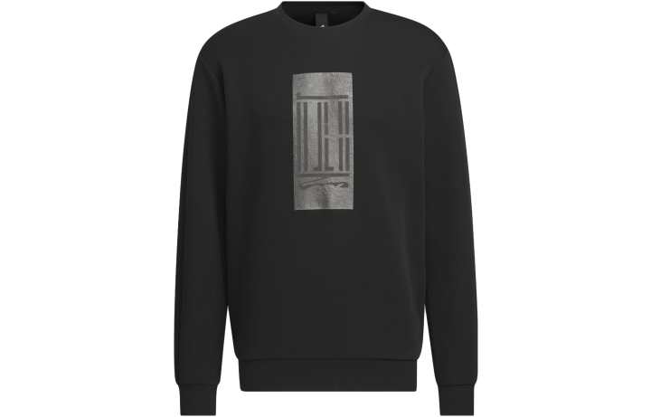 Adidas Adidas Wuji Series Sweatshirts Men's Black Crew Neck Moderate Regular
