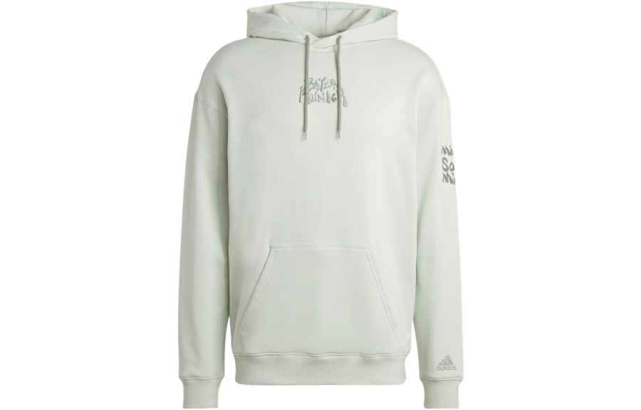 Adidas Adidas Sweatshirts Men's Light Green Hooded Moderate Regular