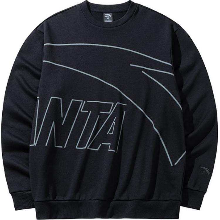 ANTA Anta Life Collection Sweatshirt Men's Basic Black