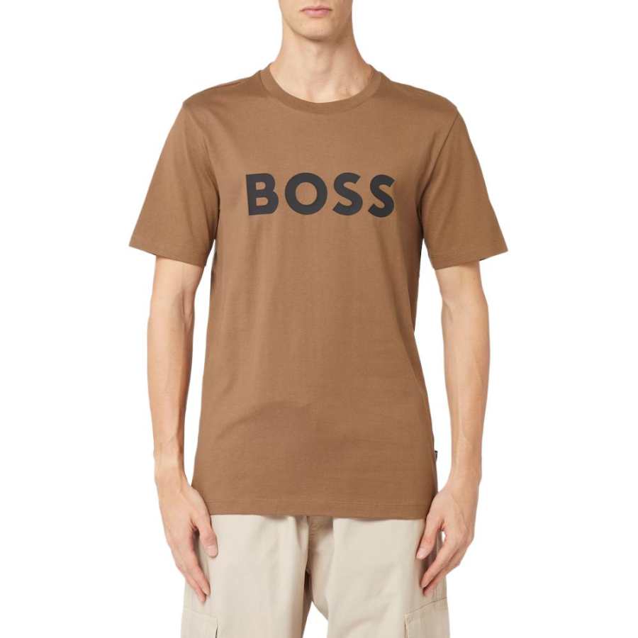 HUGO BOSS Logo Printed Crewneck T-Shirt