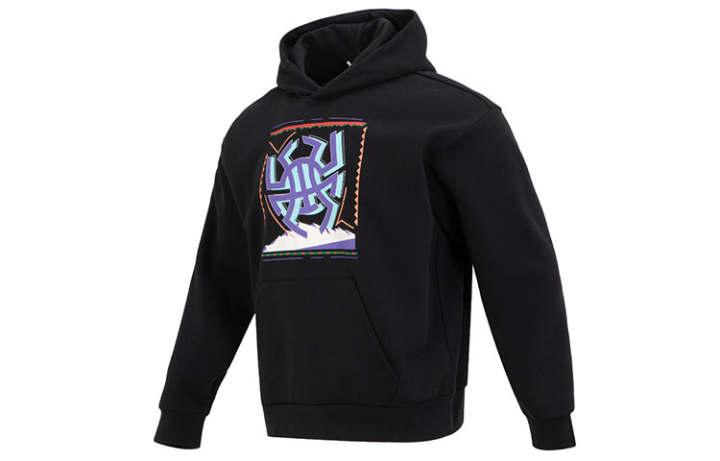 Adidas Adidas Sweatshirts Men's Black Hooded Moderate Regular