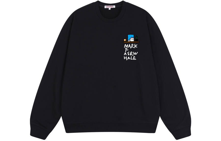 FAIRWHALE Sweatshirts Unisex Crew Neck Moderate Regular
