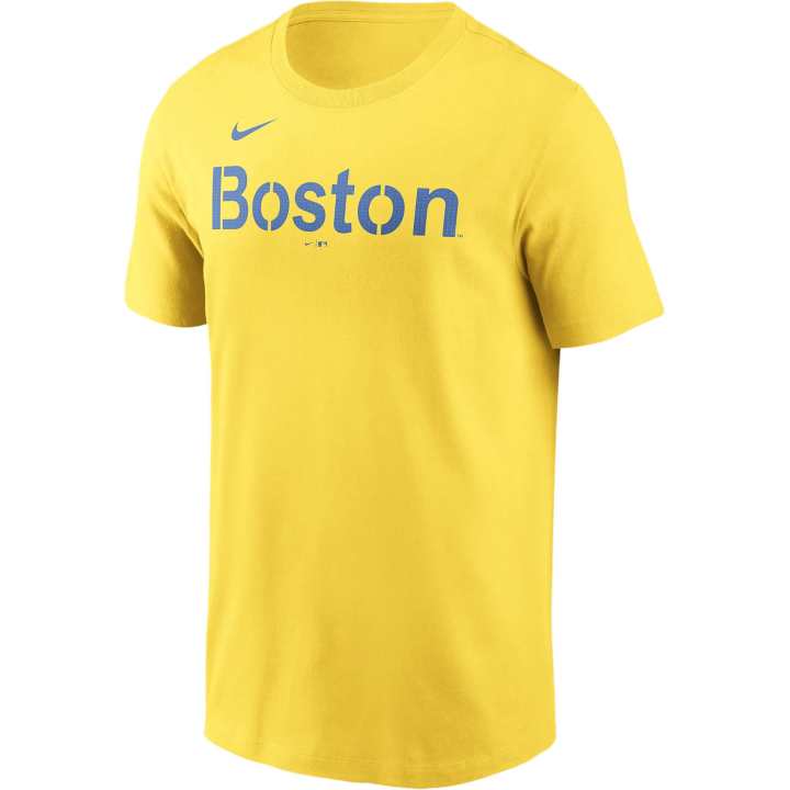 Nike Nike x MLB Boston Red So FW24 T Shirt Men's Yellow