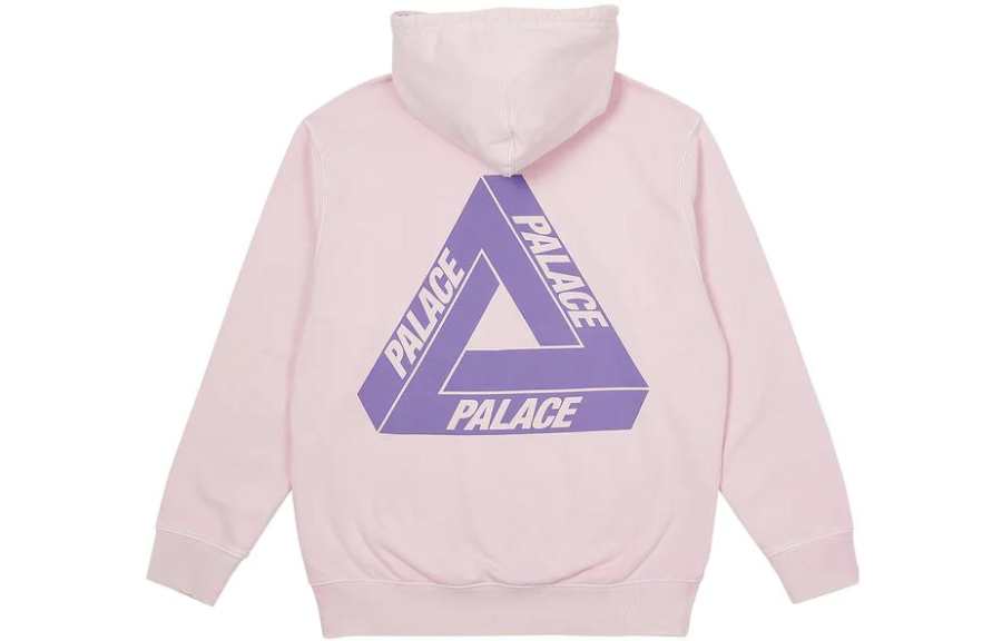 PALACE SS23 Sweatshirts Unisex Pink Hooded Moderate Regular