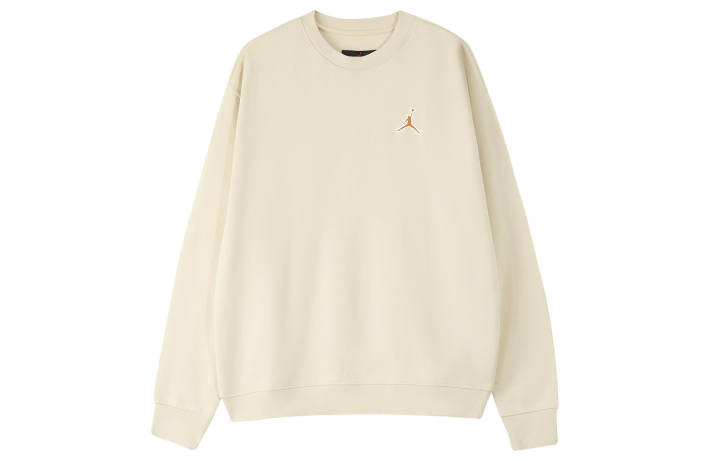 Jordan Jordan Sweatshirts Men's Light Yellow Crew Neck Thickened Regular