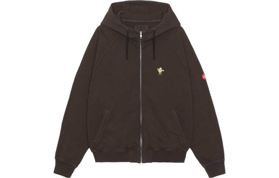 Cav Empt Cav Empt Sweatshirts Men's Brown Hooded Moderate Regular