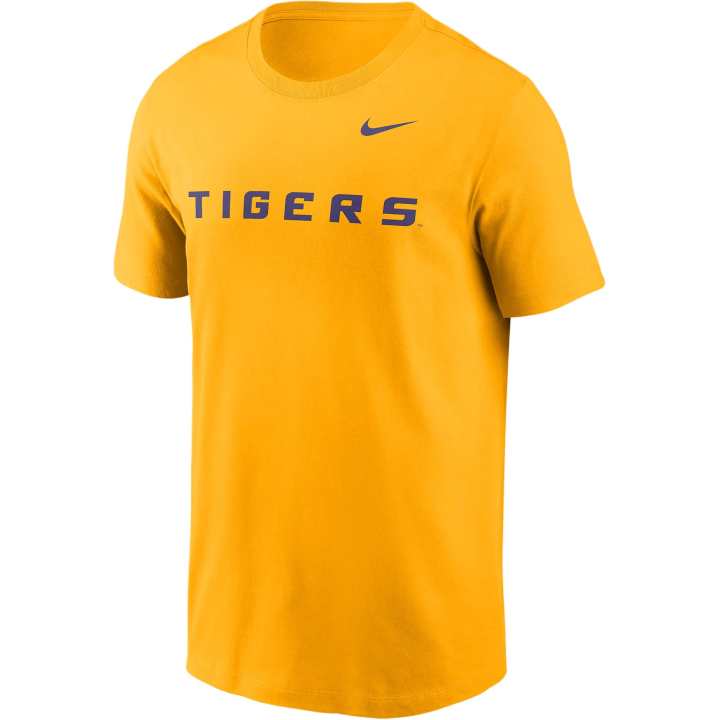 Nike Nike Lsu Tigers Primetime Wordmark Men's Nike College T Shirt