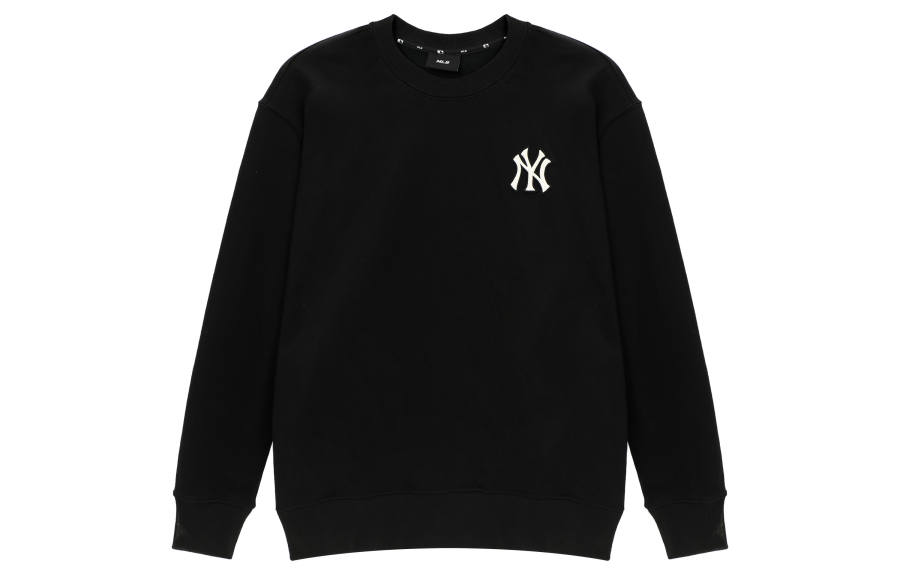 MLB MLB New York Yankees Sweatshirts Unisex Black Crew Neck Moderate Regular