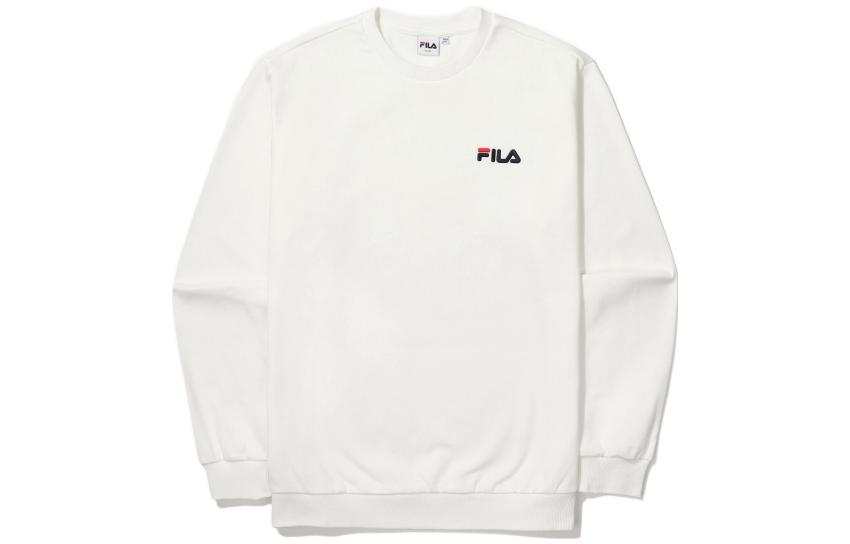 FILA Sweatshirts Men's White Crew Neck Moderate Regular