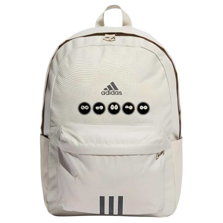 Adidas Adidas Fabric Backpack Unisex Light Gray & Black