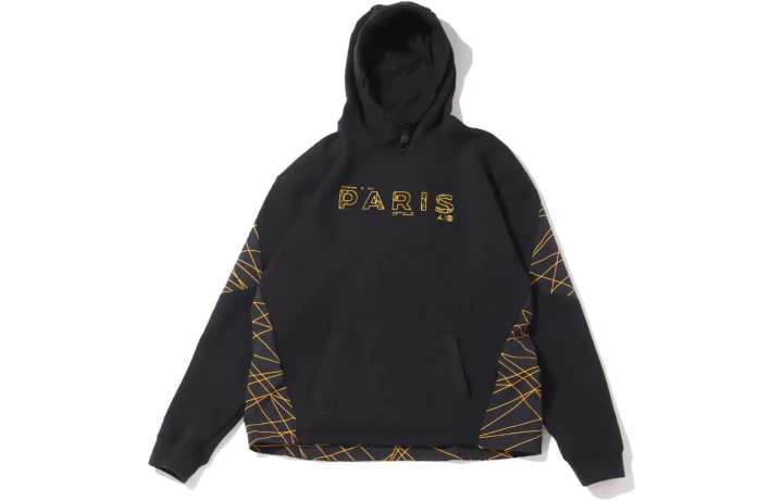 Jordan Jordan X Paris Saint Germain Lines Fleece Pullover Hoodie Asia Sizing