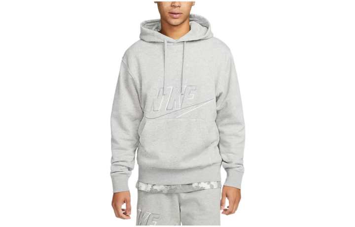 Nike Nike Sweatshirts Men's Gray Hooded Moderate Regular