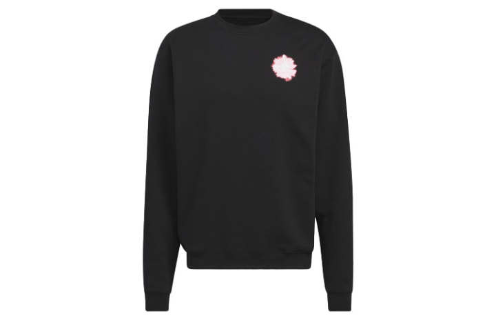 Adidas Adidas Sweatshirts Unisex Black Crew Neck Moderate Regular