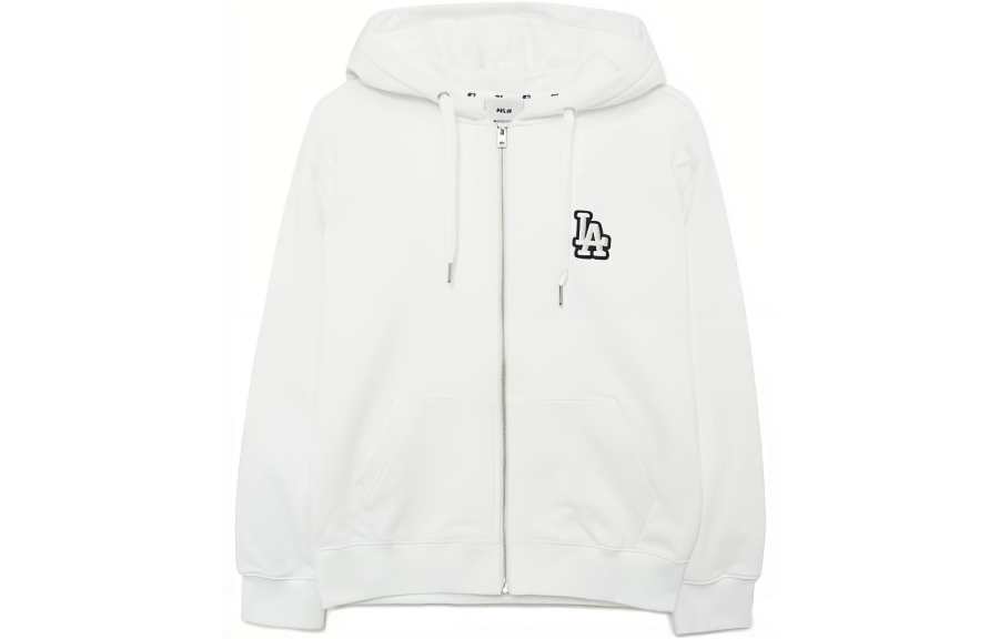MLB MLB Sweatshirts Unisex White Hooded Moderate Cardigan