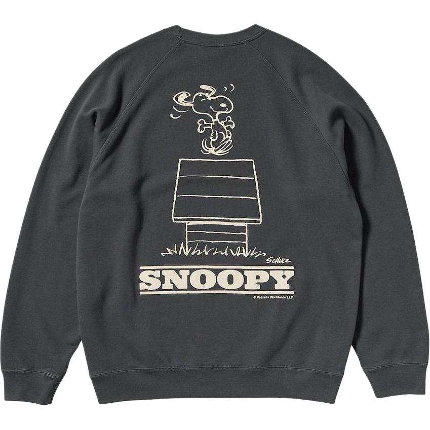 UNIQLO PEANUTS UT Sweatshirt Unisex Dark Gray