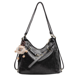 DANCANG Pu Shoulder Bag Regular Women's Black/Green/Beige/Pink/Coffee