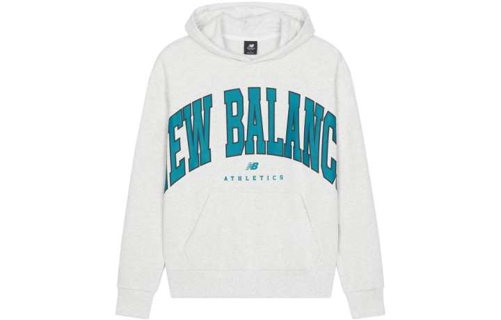 New Balance New Balance Sweatshirts Unisex Gray Hooded Moderate Regular