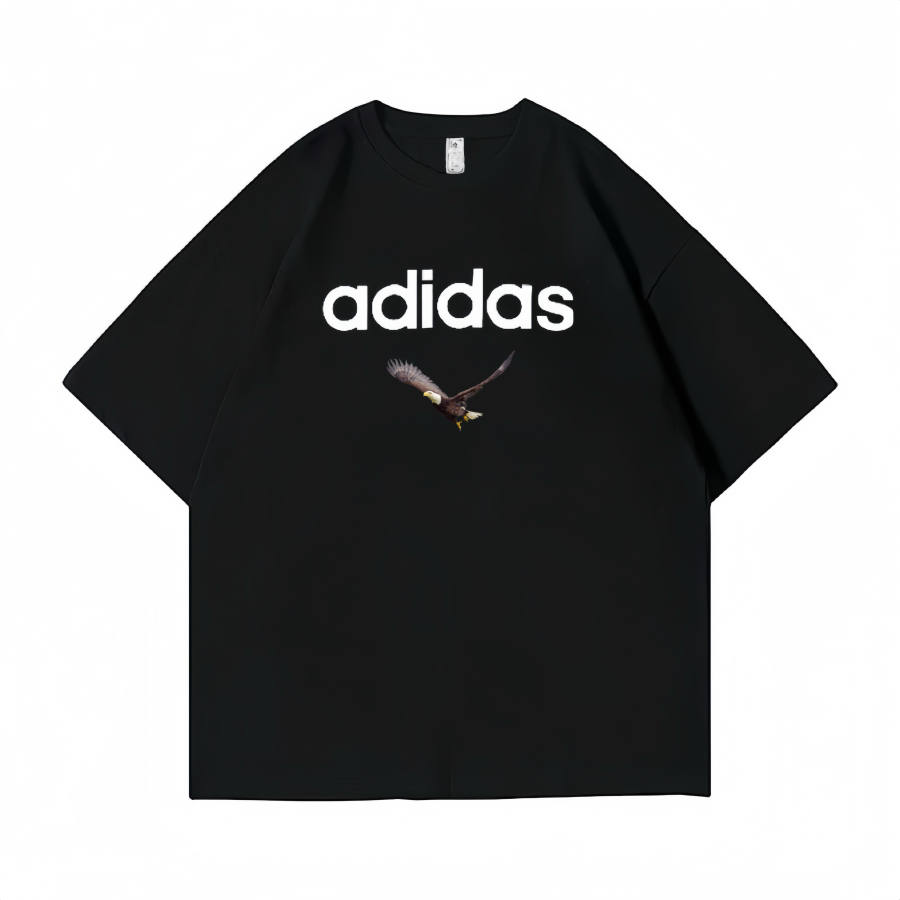 Adidas Adidas T Shirts Unisex Black Crew Neck Moderate Straight Fit