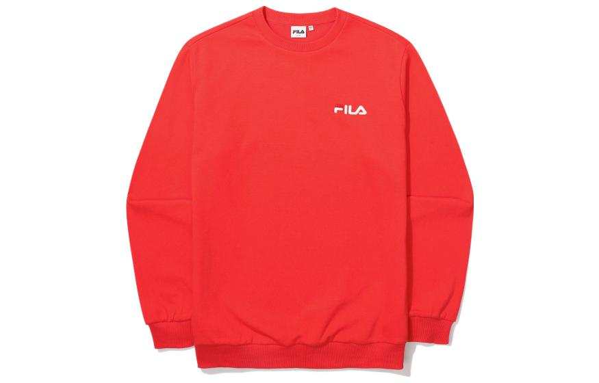 FILA Sweatshirts Unisex Red Crew Neck Moderate Regular