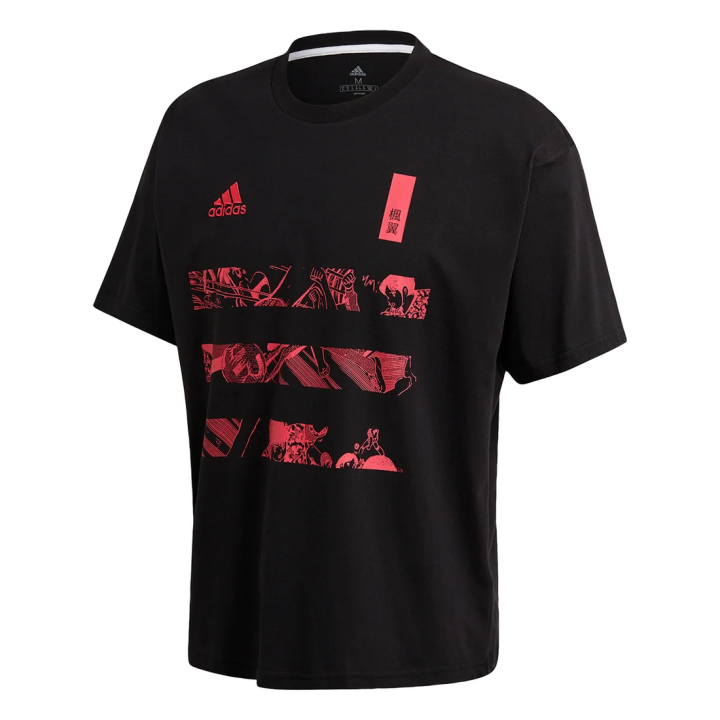 Adidas Adidas CAPTSUBA T Shirt Unisex Black/Pink