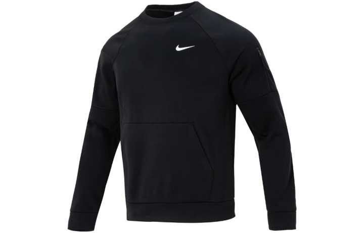 Nike Nike Sweatshirts Men's Black Crew Neck Moderate Regular