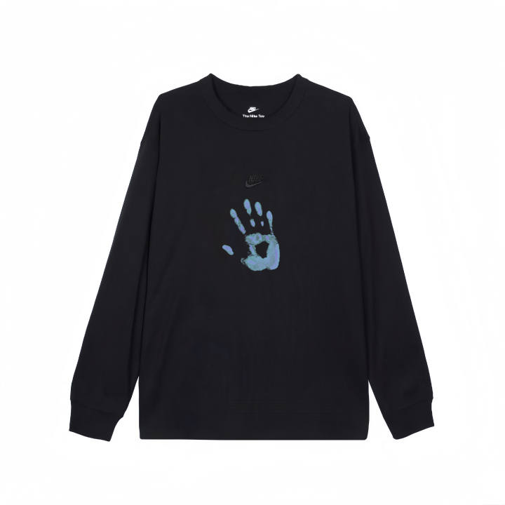 Nike Nike T Shirts Unisex Black Crew Neck Straight Fit