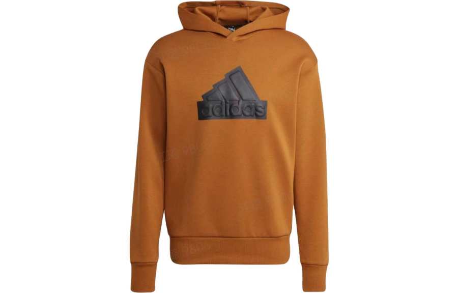 Adidas Adidas Sweatshirts Men's Brown Hooded Non Detachable Moderate