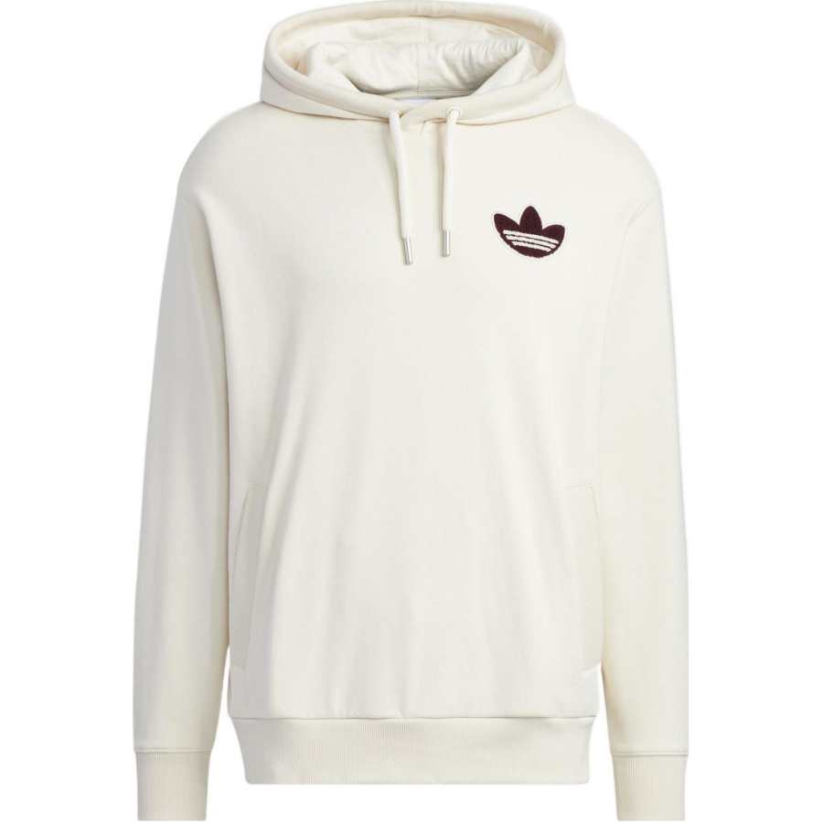Adidas Originals Sweatshirts Men's Beige Hooded Moderate Regular