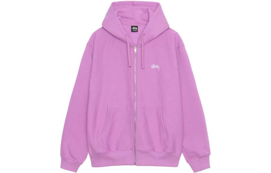 Stussy Stock Logo Zip Hoodie