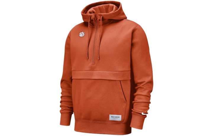 Nike Nike Sweatshirts Men's Orange Red Hooded Moderate Regular