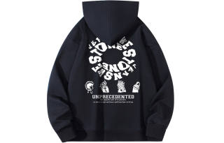 JEANSWEST Sweatshirts Unisex Hooded Moderate Regular