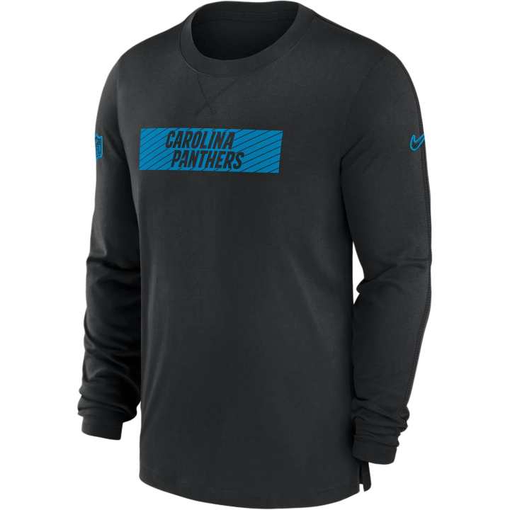 Nike Nike Carolina Panthers Sideline Player Team Issue Men's Nike Dri FIT Long Sleeve Top