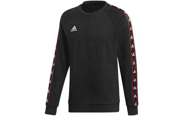 Adidas Adidas Sweatshirts Men's Black Crew Neck Moderate Regular