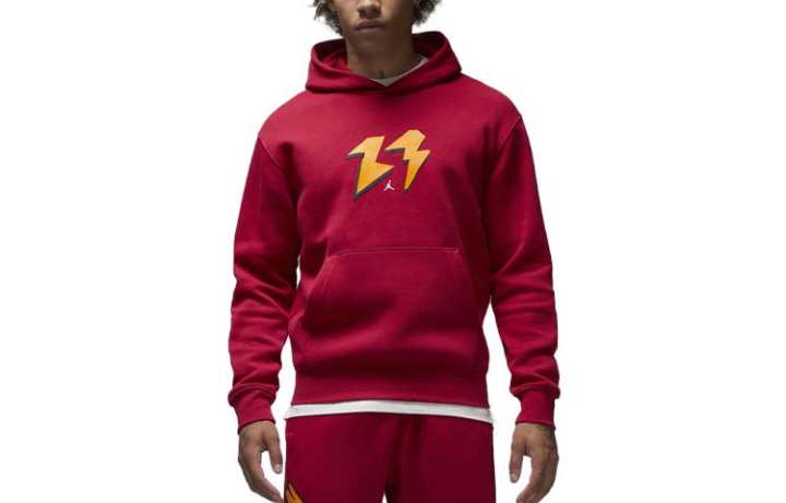 Jordan Jordan Sweatshirts Men's Red Hooded Moderate Other