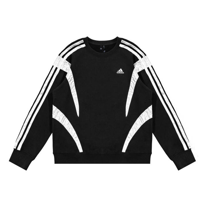 Adidas Adidas Sweatshirts Unisex Black Crew Neck Moderate Regular