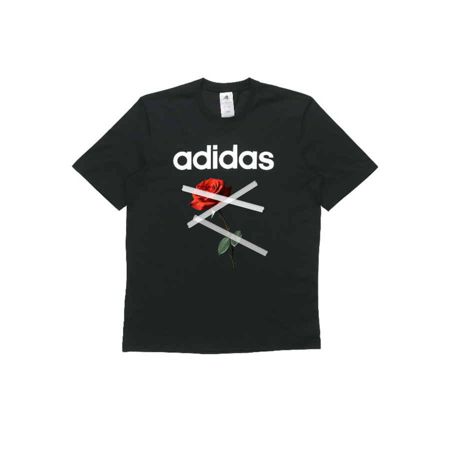 Adidas Adidas T Shirts Unisex Black Crew Neck Moderate Straight Fit