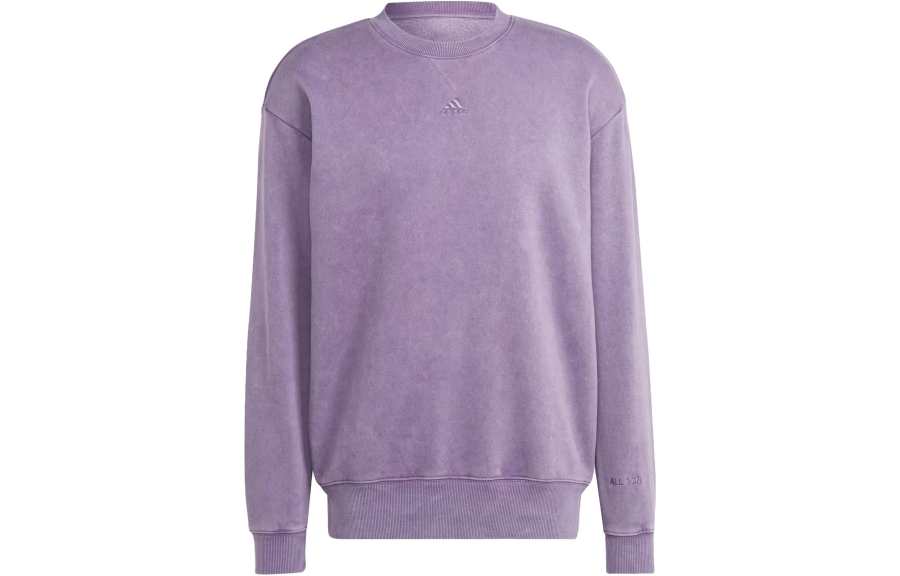 Adidas Adidas Sweatshirts Men's Purple Crew Neck Moderate Regular