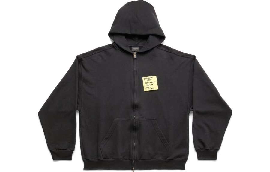 Balenciaga SS23 Sweatshirt Regular Fit Unisex Black
