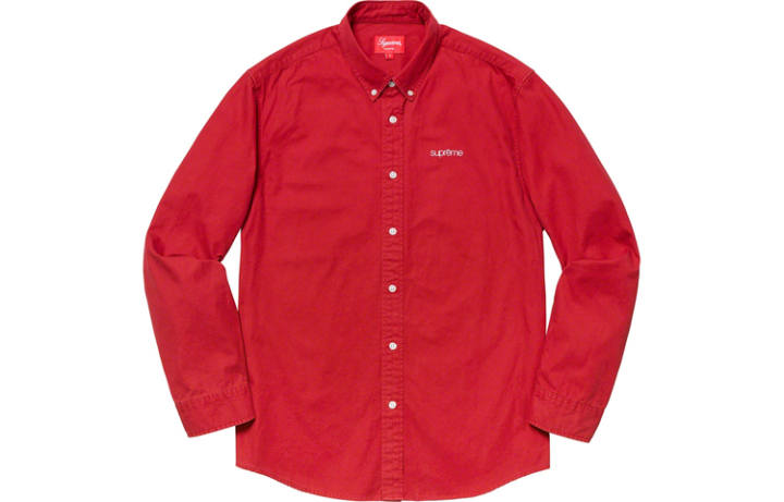 Supreme Supreme Washed Twill Shirt SS19