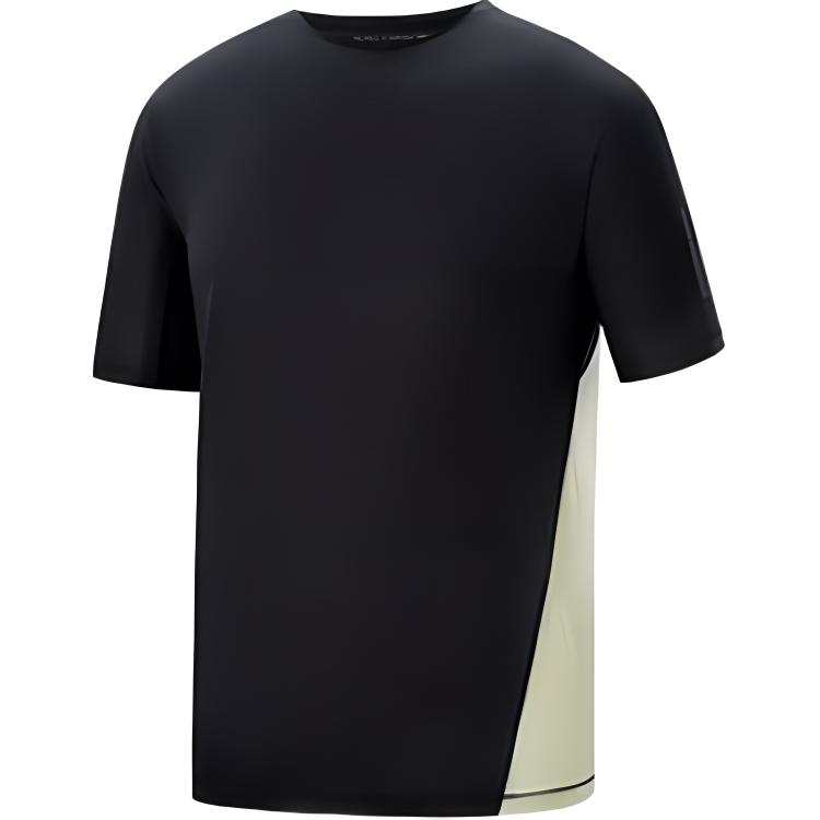 SALOMON T Shirt Men's Pitch Black/Light Umber