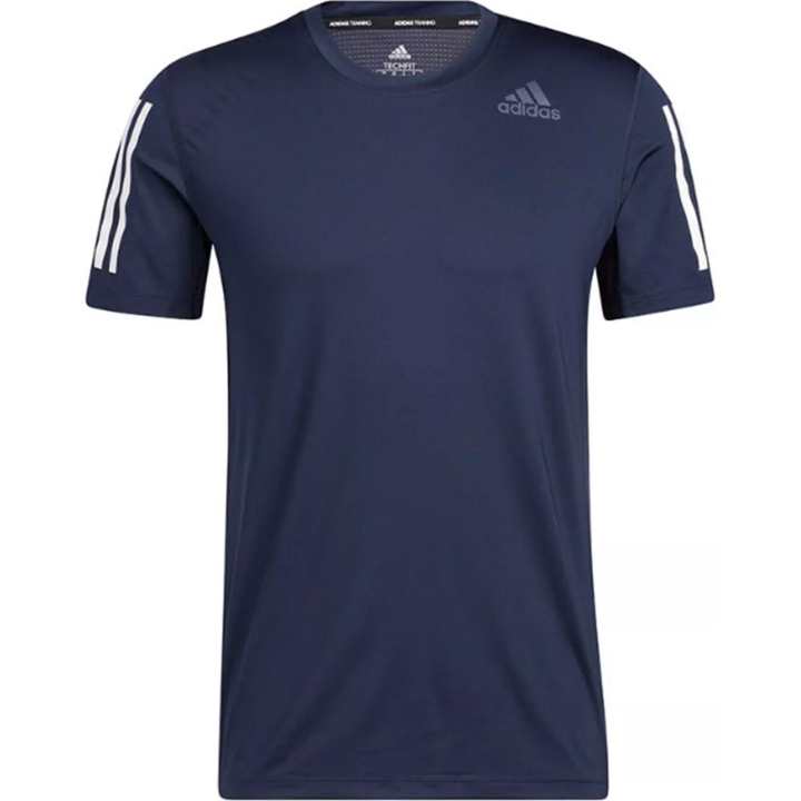 Adidas Adidas Tech Fit T Shirt Men's Marine Blue