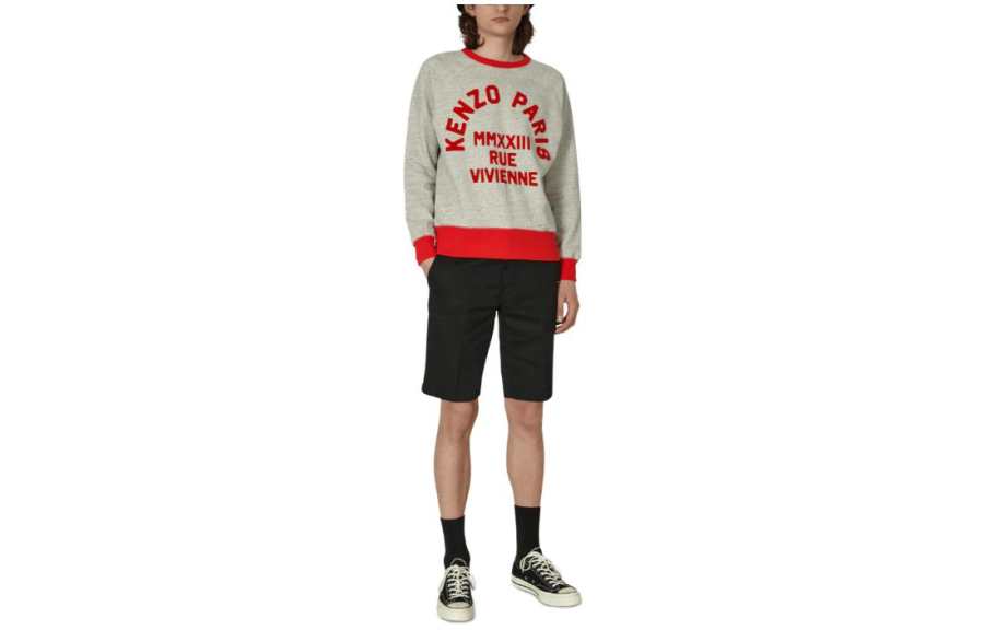 KENZO 【Previous Season】Rue Vivienne print sweatshirt