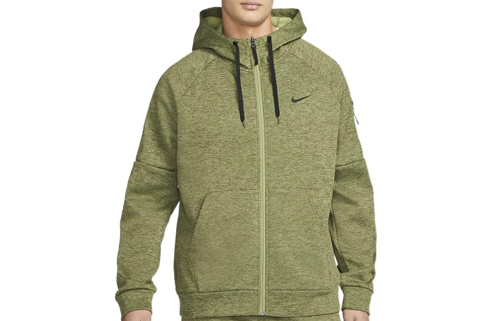 Nike Nike Sweatshirts Men's Green Hooded Moderate Regular