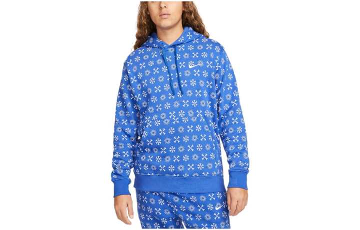 Nike Nike Sweatshirts Men's Blue Hooded Moderate Other