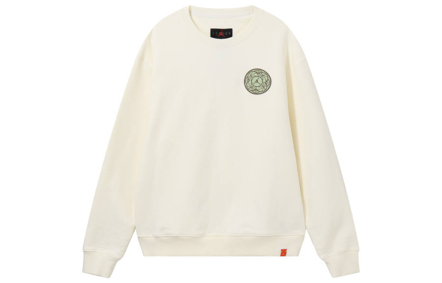 Jordan Jordan Sweatshirts Men's Ecru Crew Neck Moderate Heavyweight