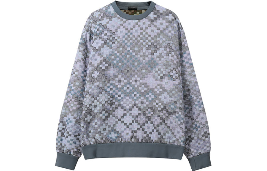 EMPORIO ARMANI FW22 Sweatshirt Men's Gray Green